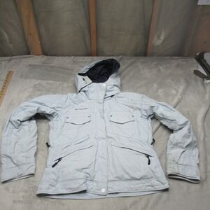 Columbia Light Gray Ski & Snow Jacket